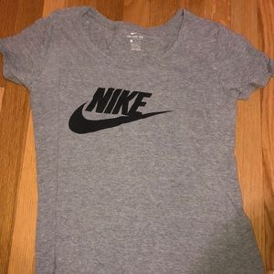 Gray Nike tee